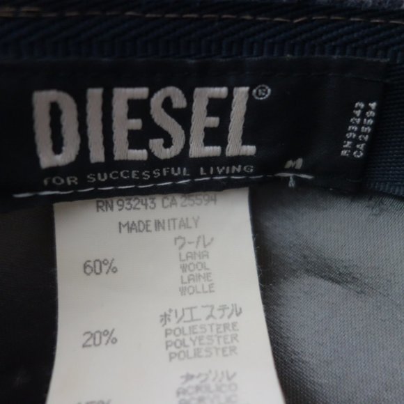 Diesel Black Textured Hat - Picture 7 of 13